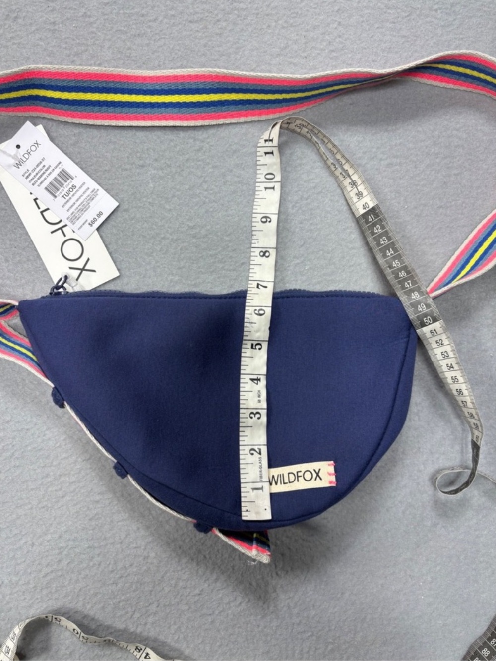 Wildfox Navy Crescent Crossbody NWT - Picture 7 of 10